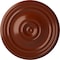 Ekena Millwork Reece Ceiling Medallion (Fits Canopies up to 6 3/4"), Hand-Painted Firebrick, 21"OD x 1 1/4"P CM21REFIF - alternate 1